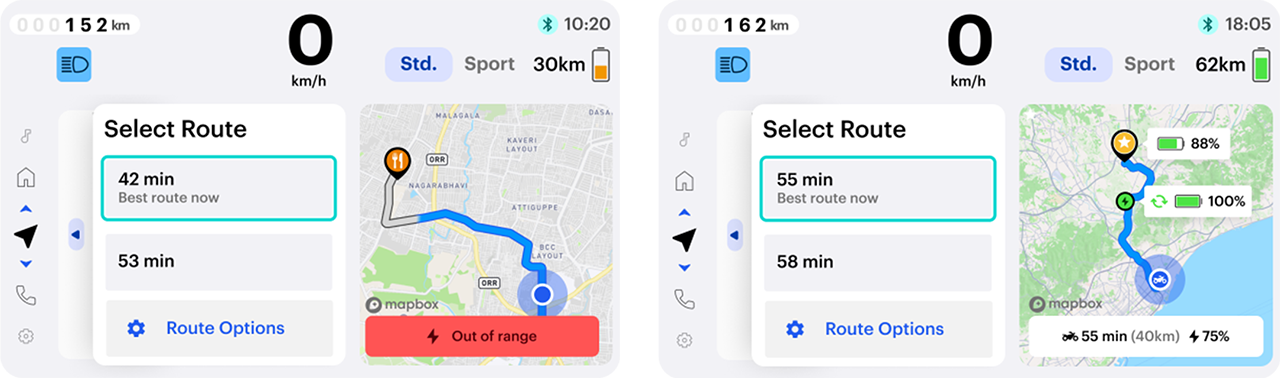Peace of mind even when battery is low